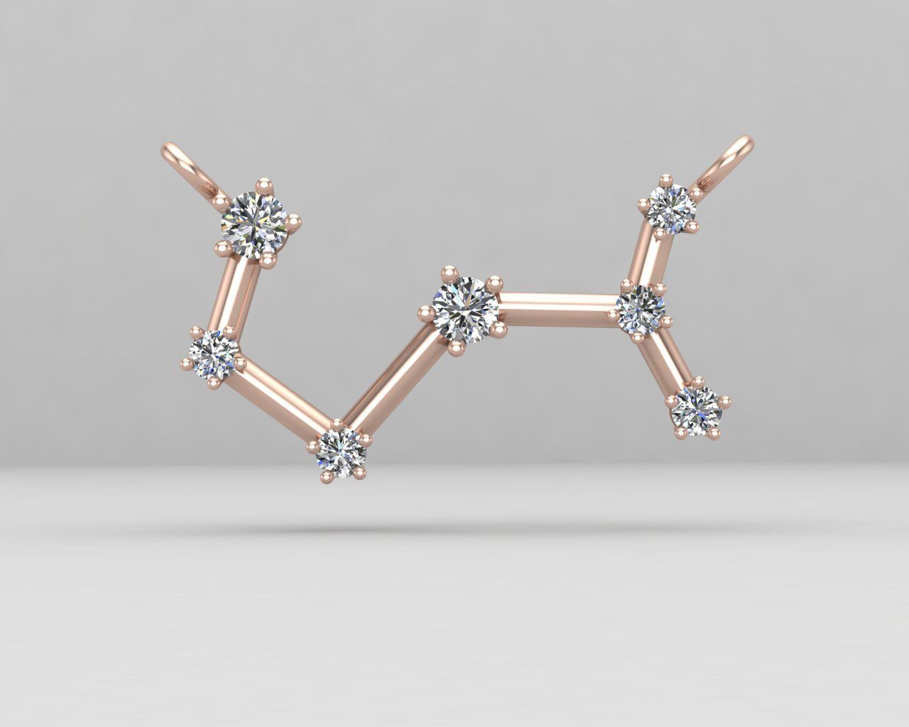 SCORPIO necklace 74-MP 3D print model_2