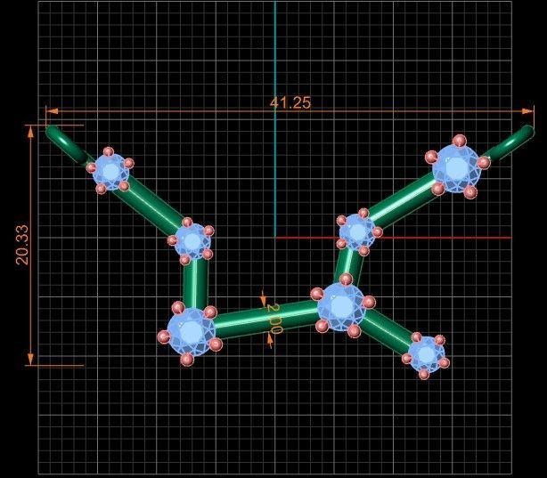 VIRGO necklace 75-MP 3D print model_3