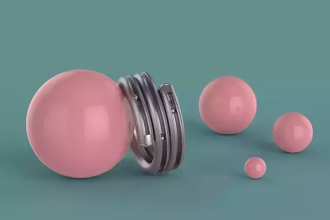Mechanical ring - Spiral  3D print model