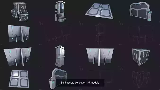 Scifi assets collection