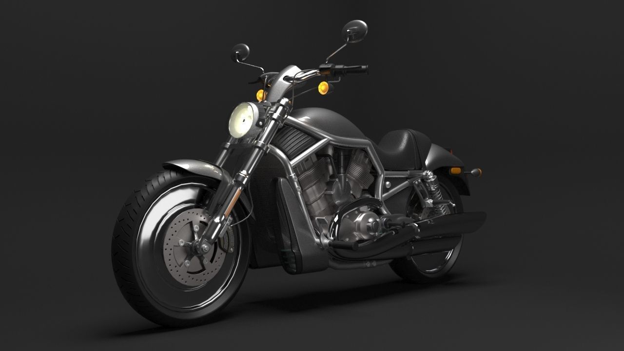 Motorcycle 3D model_2
