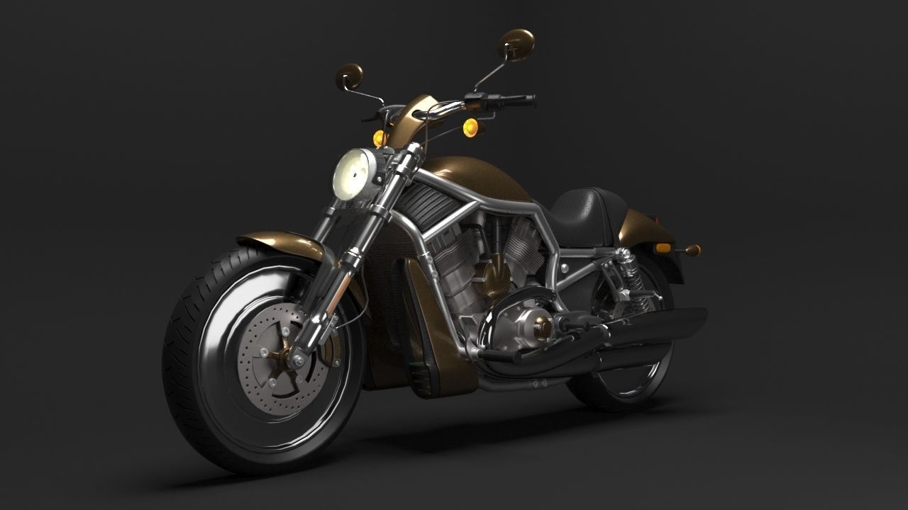 Motorcycle 3D model_5