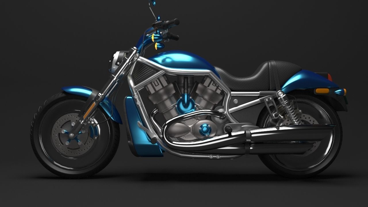 Motorcycle 3D model_4