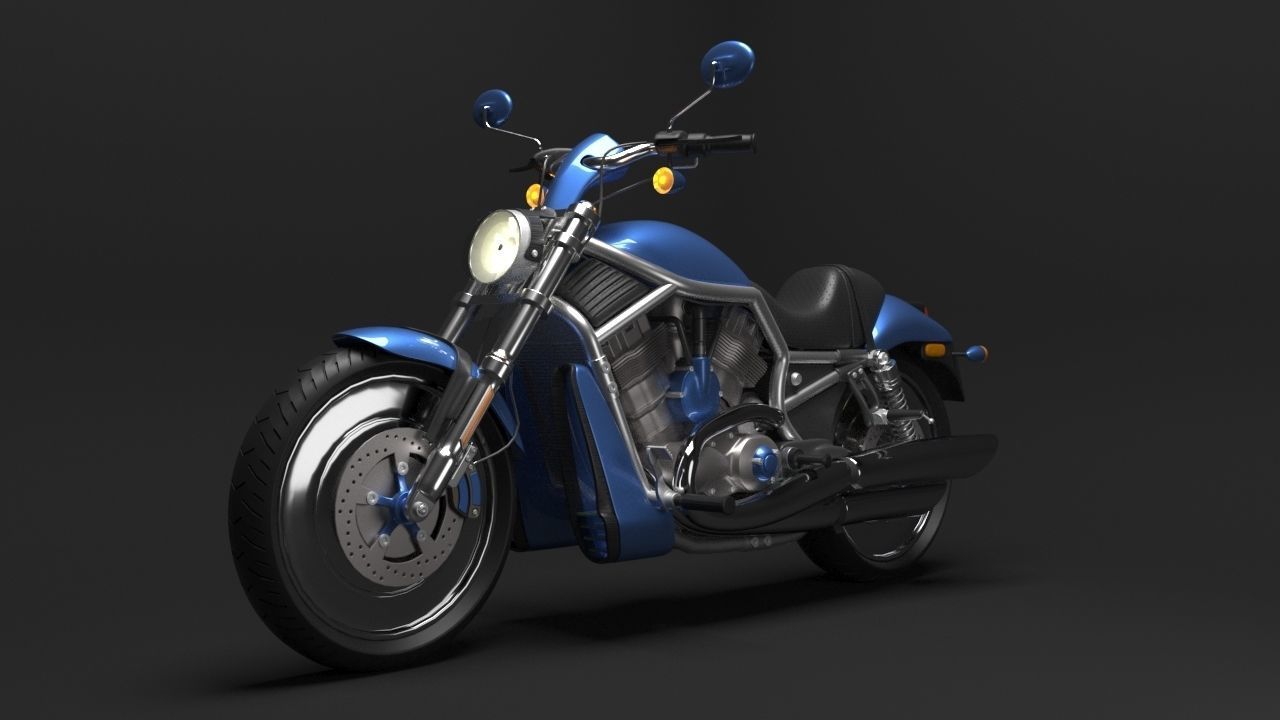 Motorcycle 3D model_7