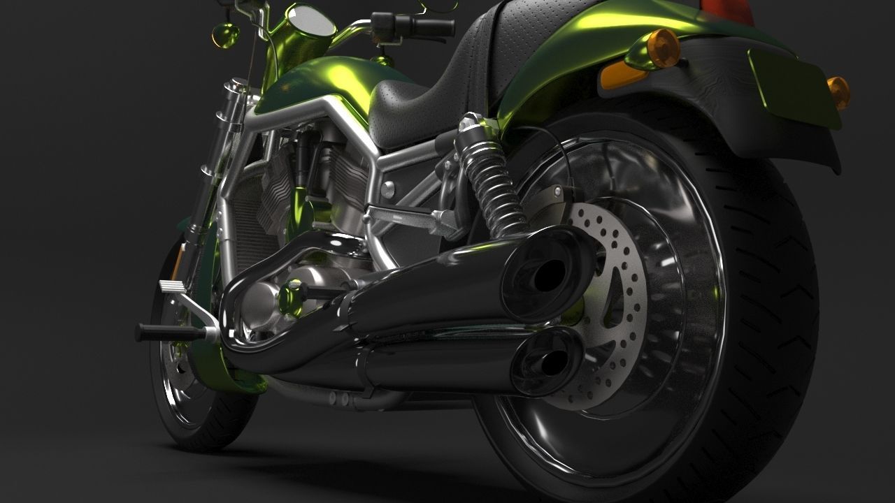 Motorcycle 3D model_3