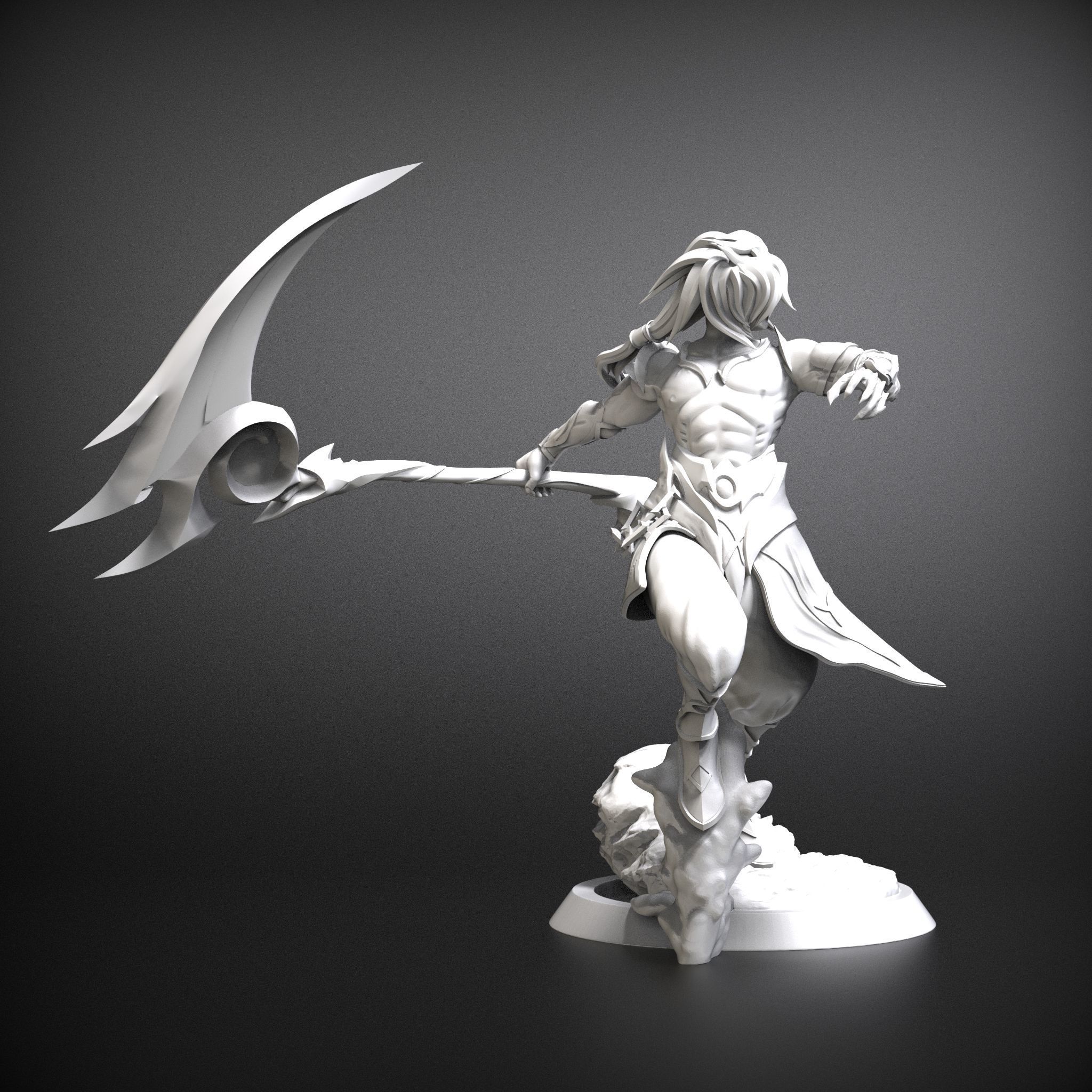 STL Nightbringer kayn prestige League of legends 3D model 3D print model_6
