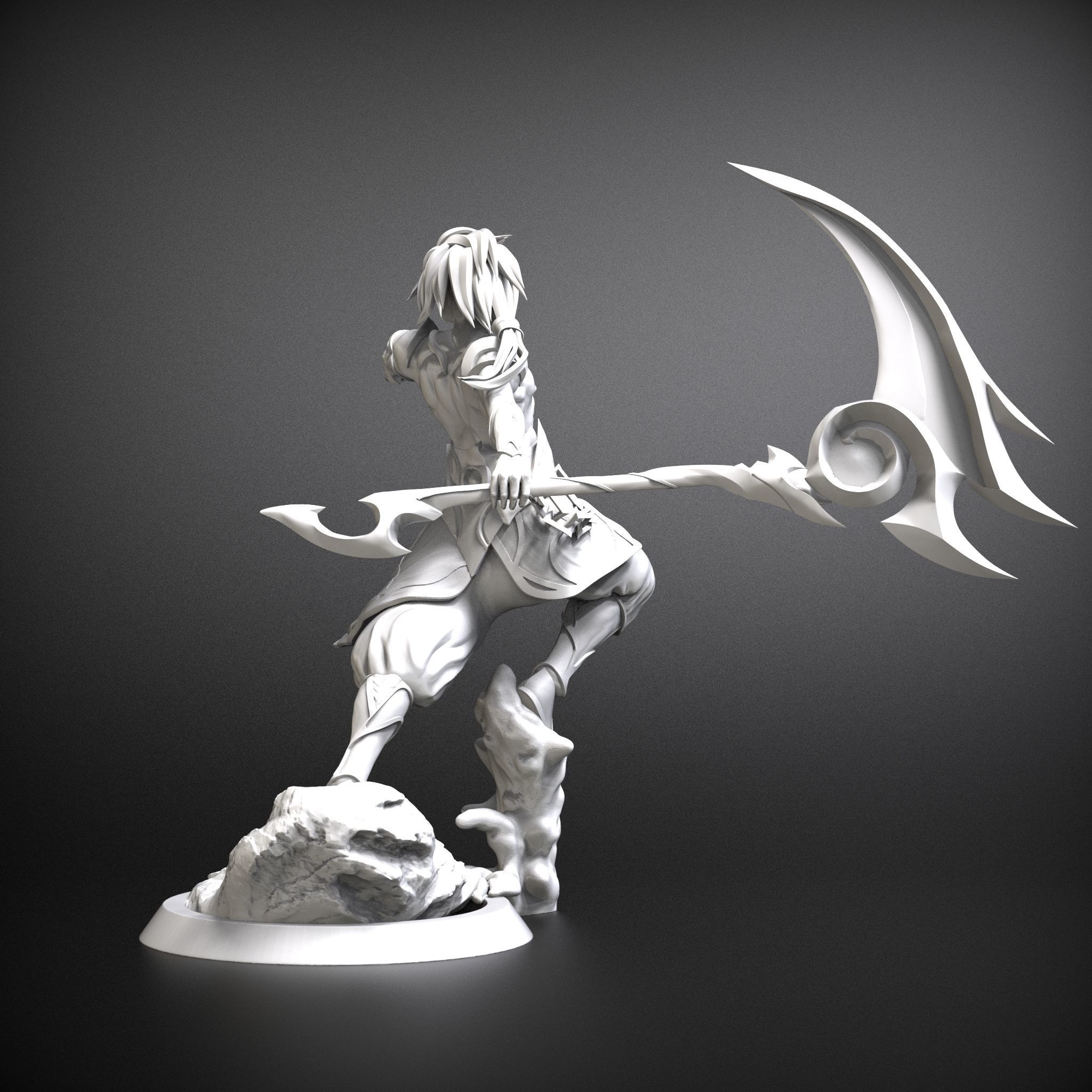 STL Nightbringer kayn prestige League of legends 3D model 3D print model_3