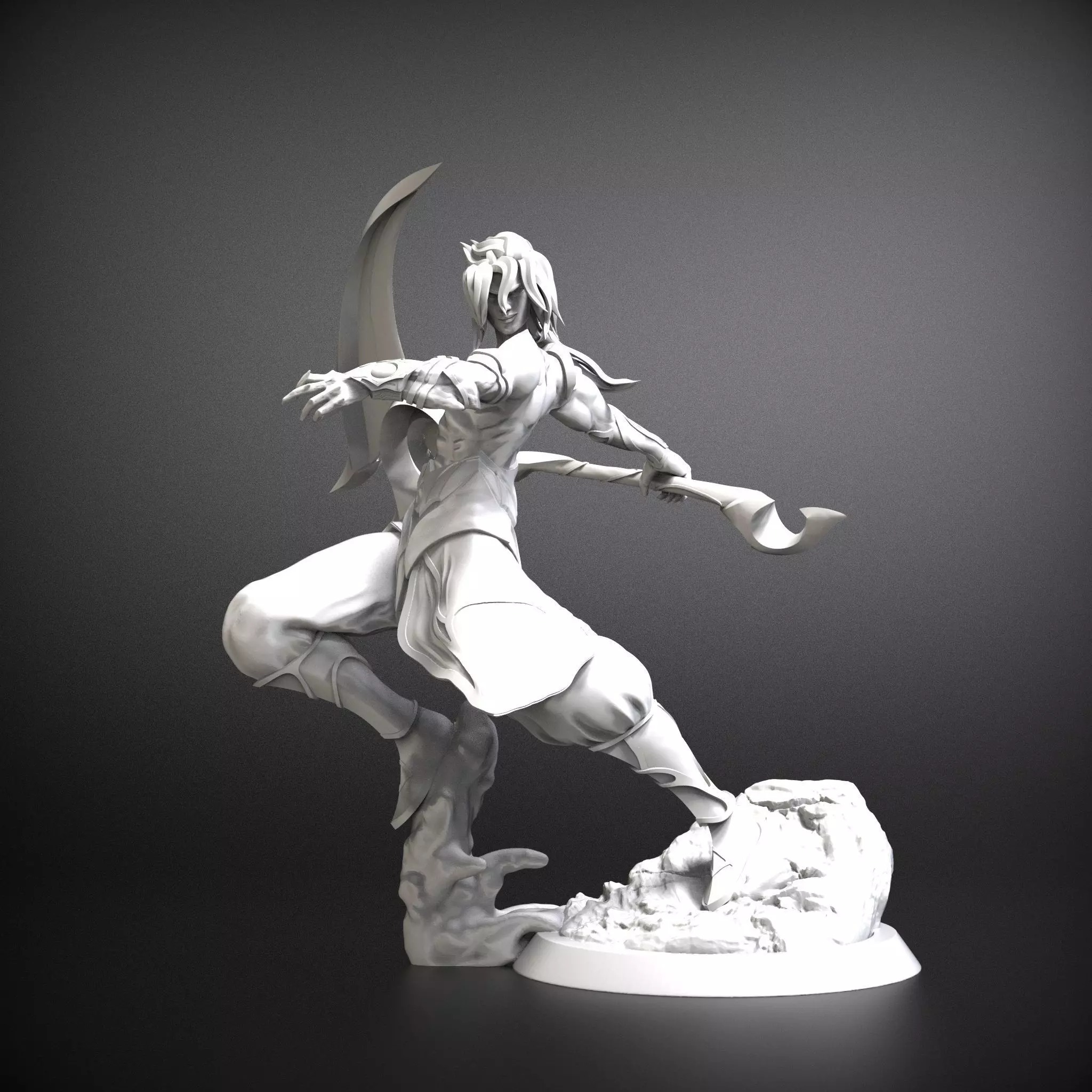 STL Nightbringer kayn prestige League of legends 3D model 3D print model_0