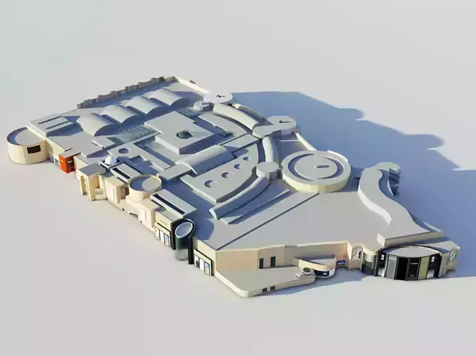 Dubai mall 3D model