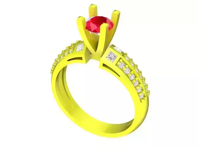 korean diamond women ring 4886
