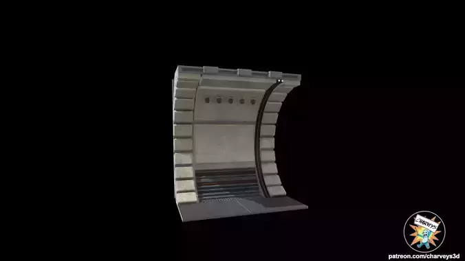 Star Wars Millennium Falcon Corridor Diorama for action figures 