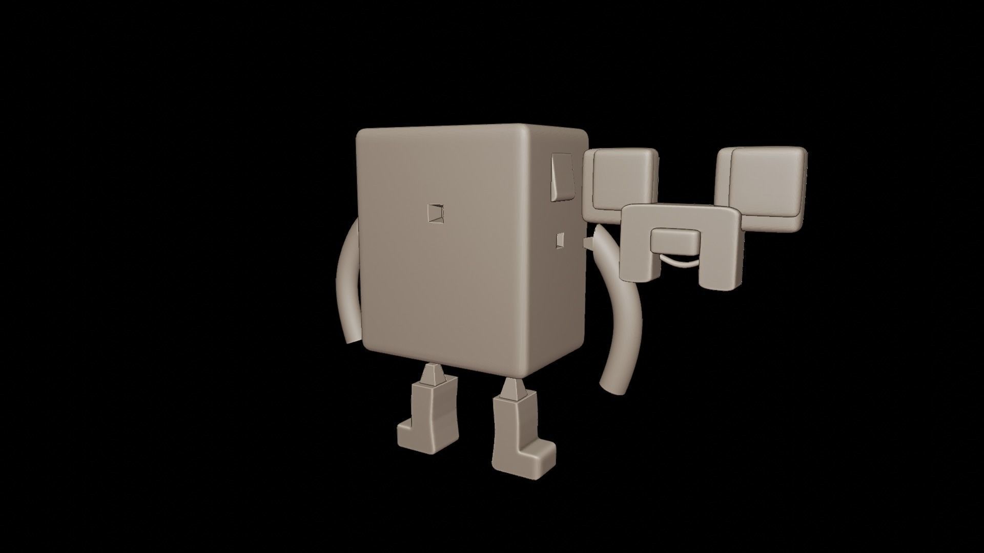 Jake the dog Minecraft  3D print model_3