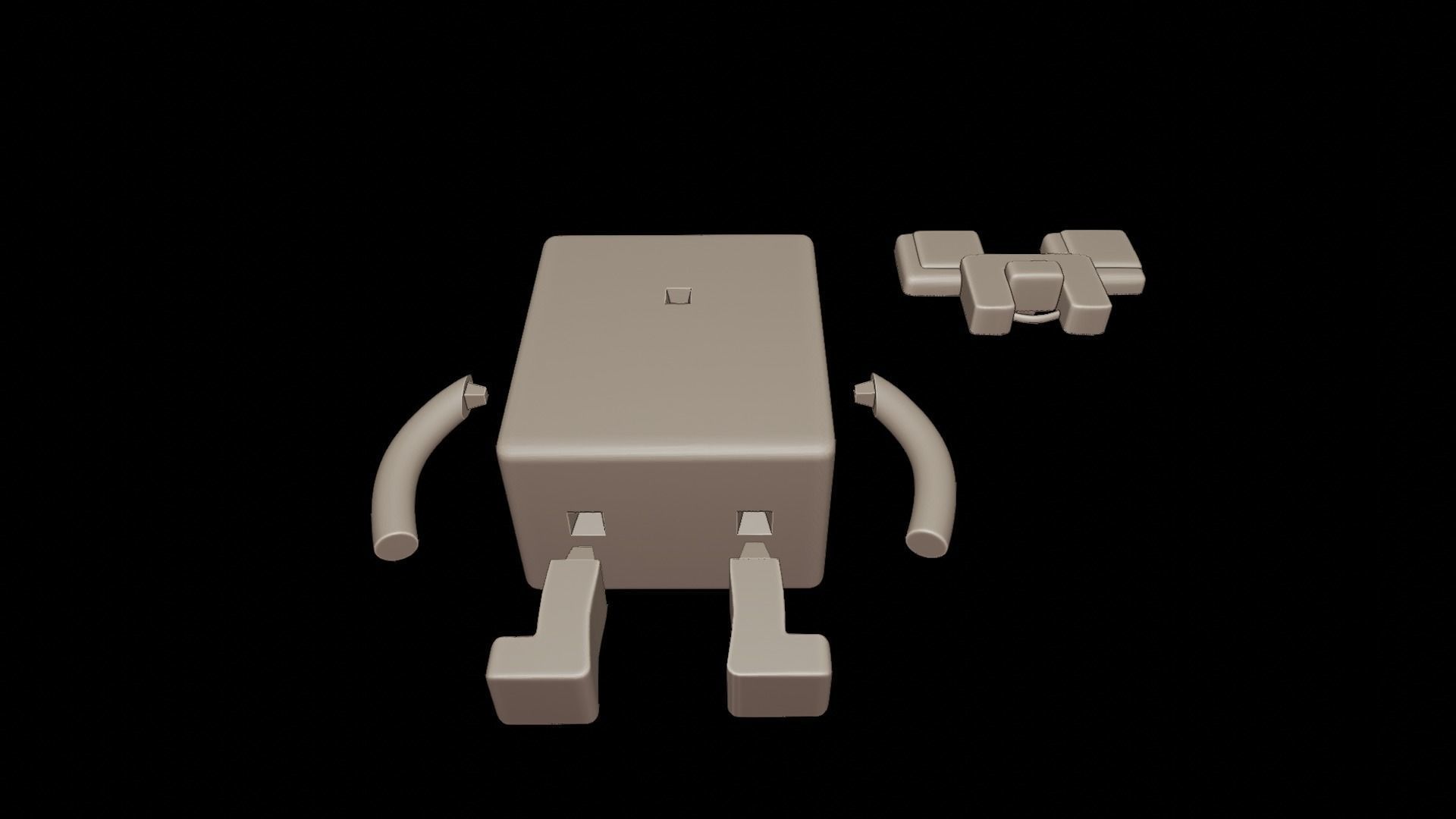 Jake the dog Minecraft  3D print model_7