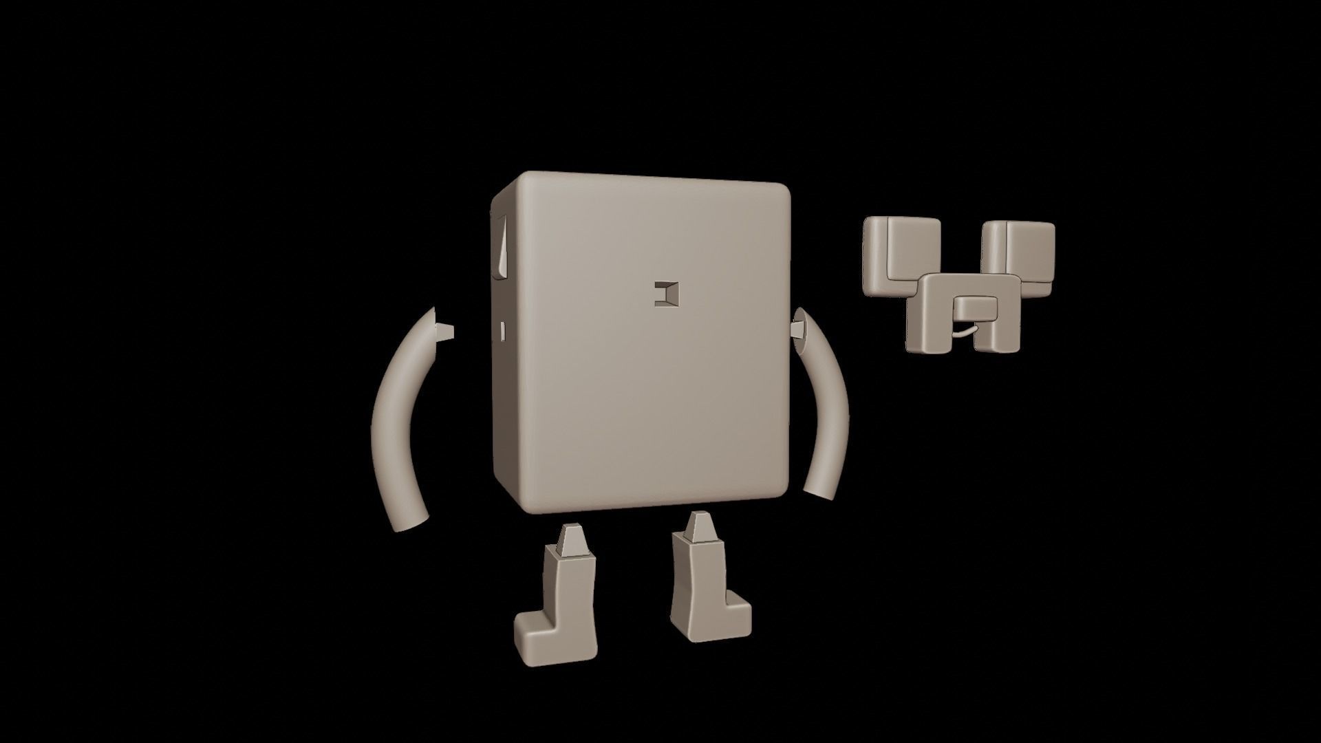 Jake the dog Minecraft  3D print model_2