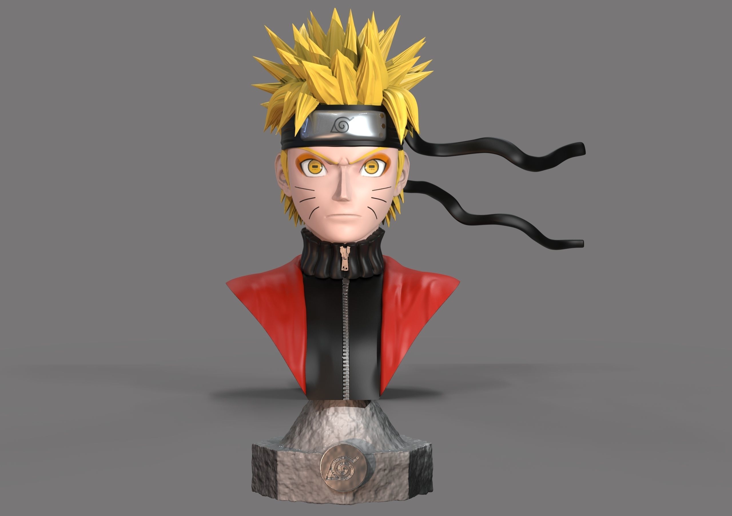 Naruto 3D model 3D printable CGTrader