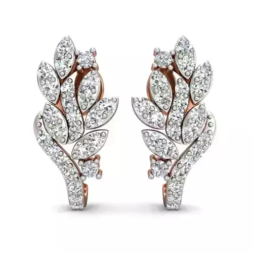 Women Earrings 3dm stl 3mf obj glb gltf render details