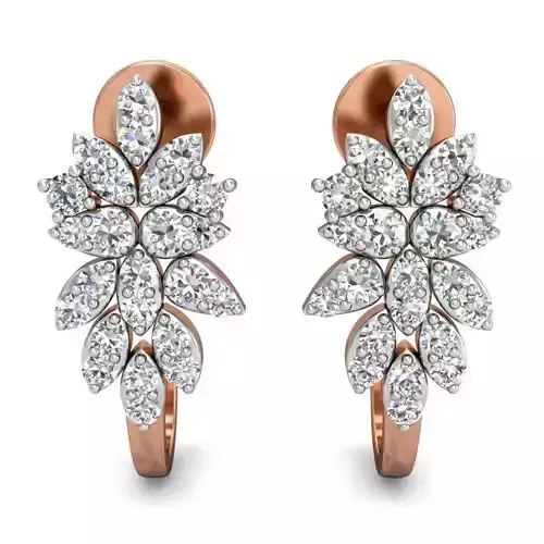 Women Earrings 3dm stl 3mf obj glb gltf render details