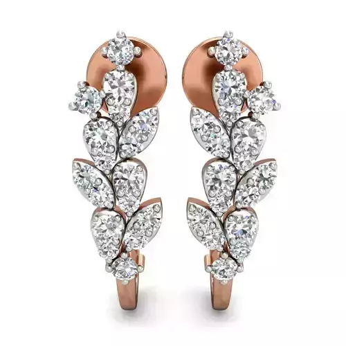 Women Earrings 3dm stl 3mf obj glb gltf render details