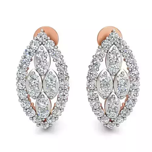 Women Earrings 3dm stl 3mf obj glb gltf render details