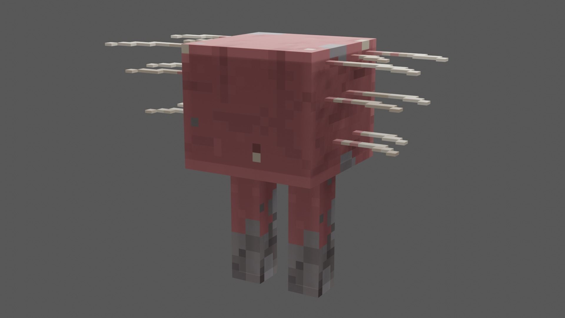 Minecraft First Strider Model 3D model Minecraft Strider VR / AR / low-poly | CGTrader