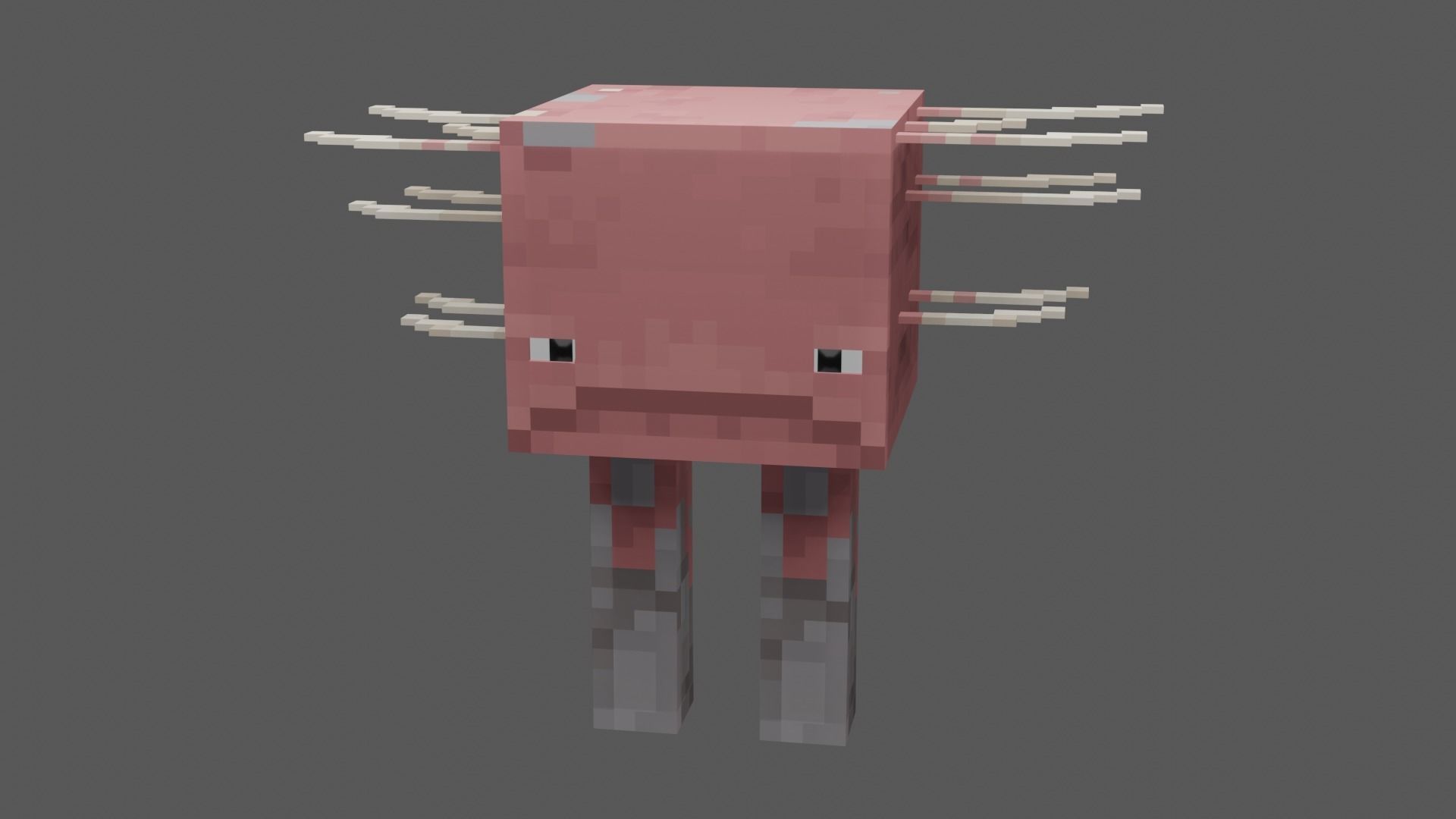 3D model Minecraft Strider VR / AR / low-poly | CGTrader