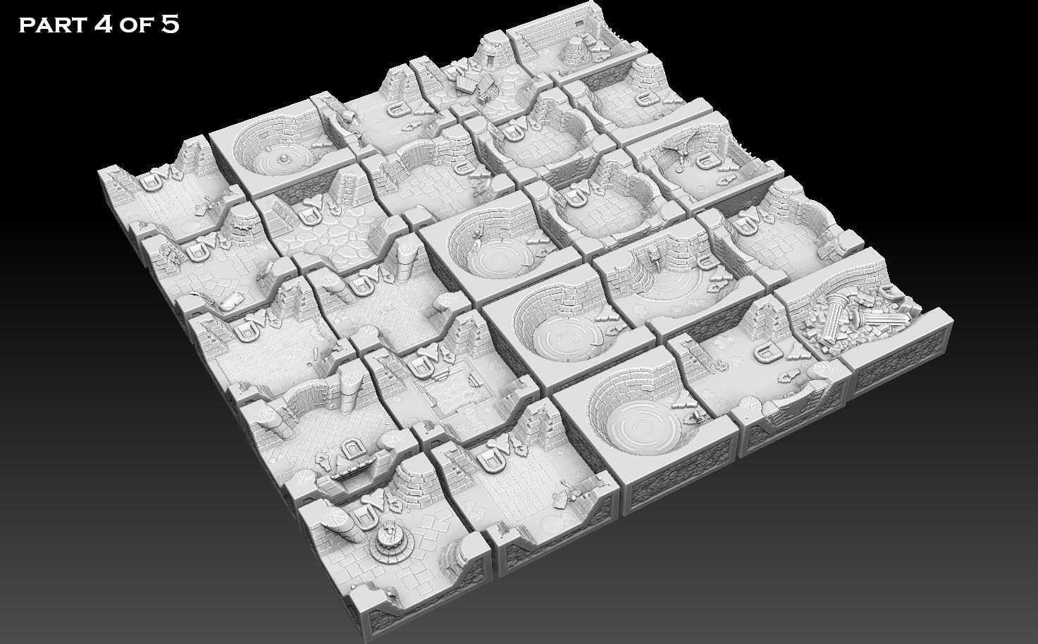 Dungeonquest Revised Edition 3d Tileset 3D print model_12