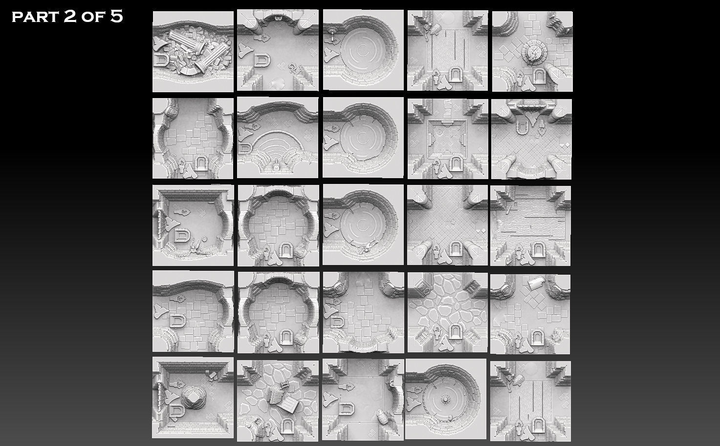 Dungeonquest Revised Edition 3d Tileset 3D print model_7