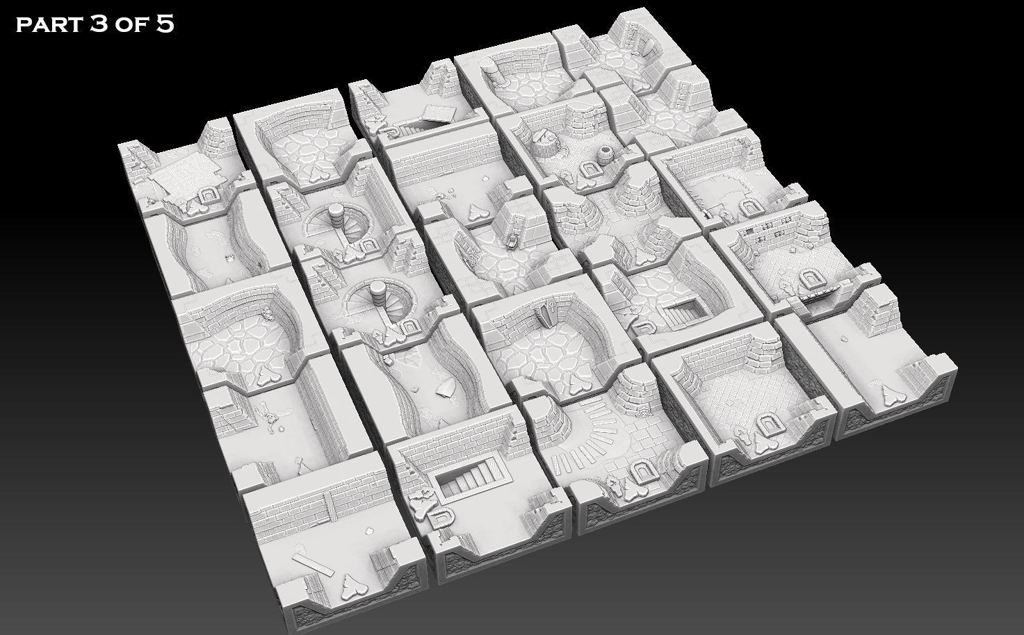 Dungeonquest Revised Edition 3d Tileset 3D print model_10