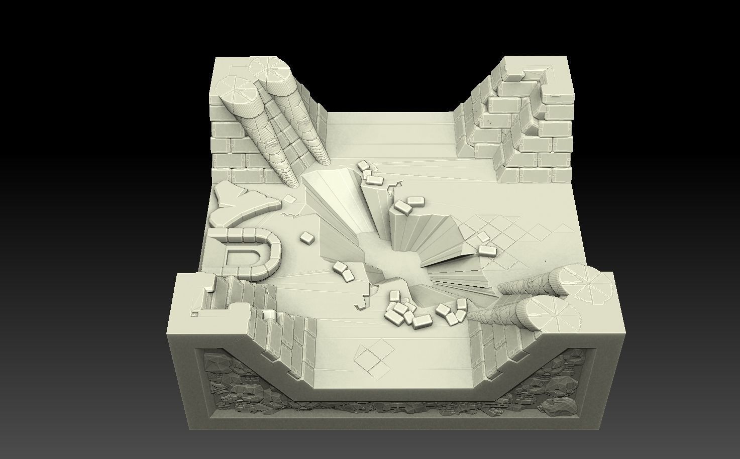 Dungeonquest Revised Edition 3d Tileset 3D print model_18