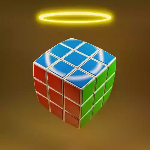 rubiks cube Free 3D model