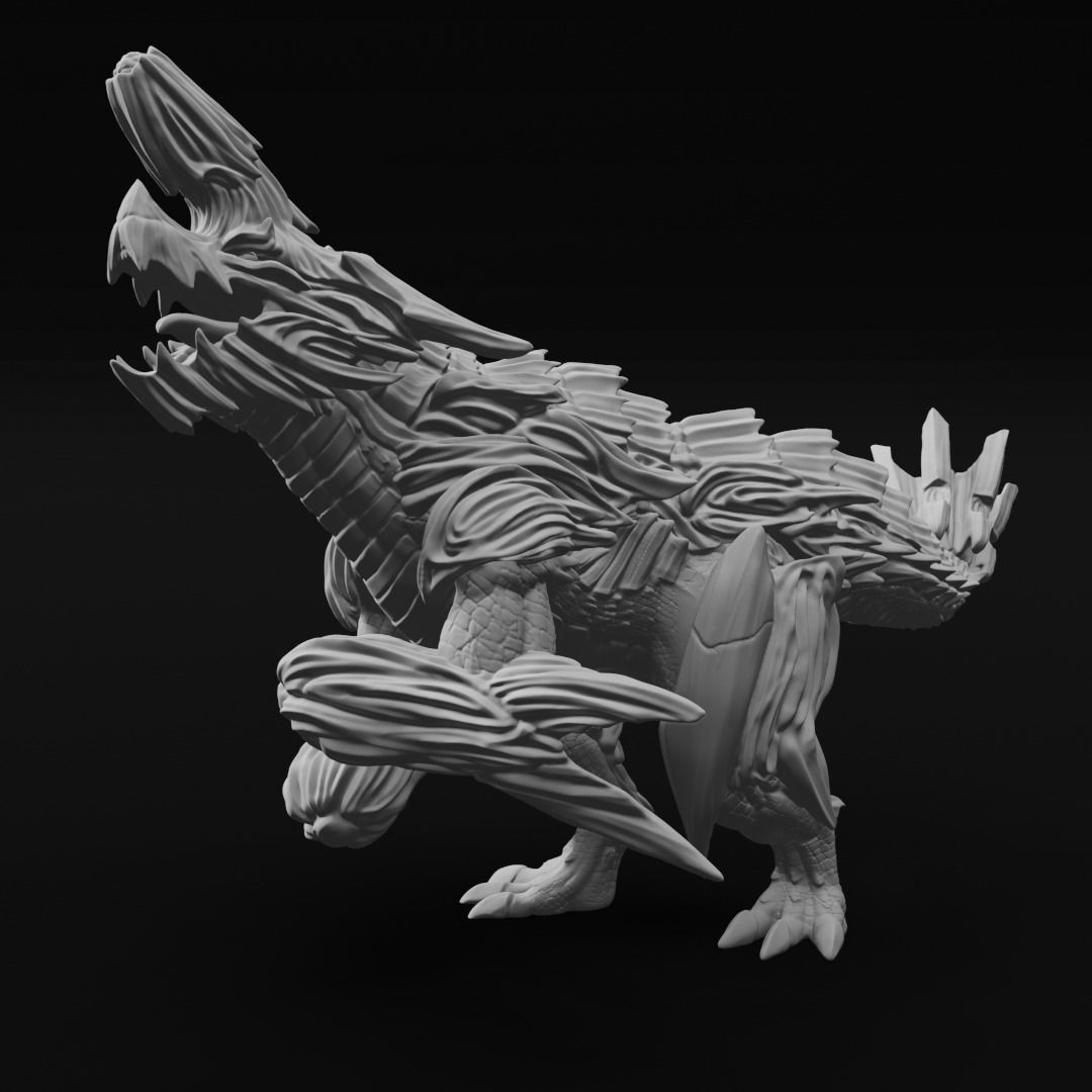 Brachydios Monster Hunter Wyvern 3d Print Model 3D print model_11