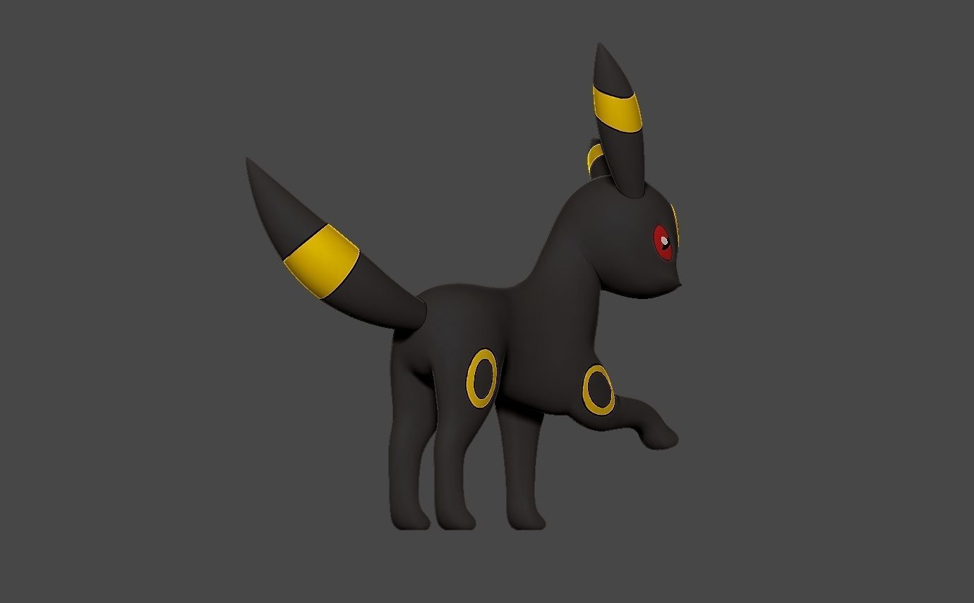Pokemon umbreon 3D print model_7