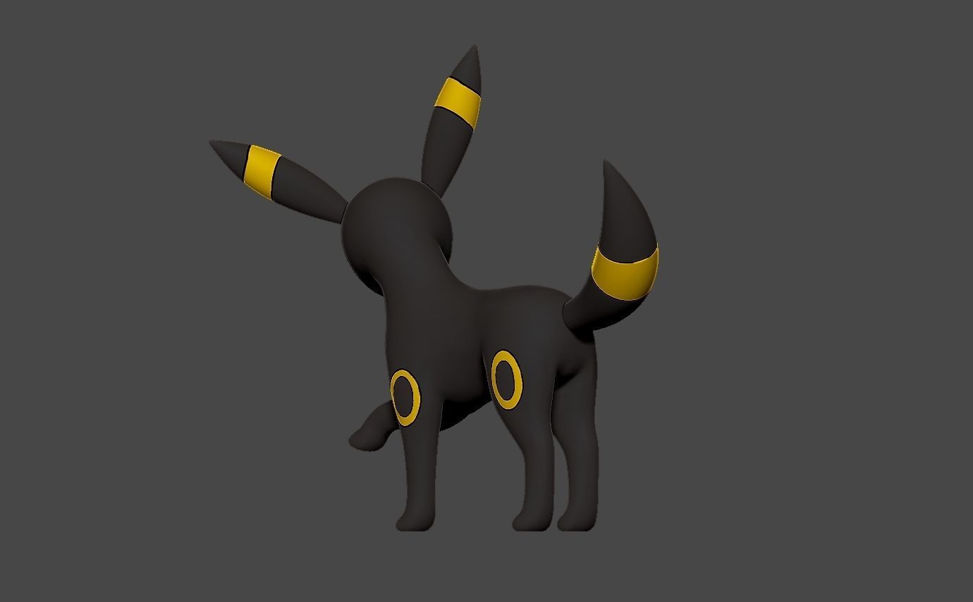 Pokemon umbreon 3D print model_5