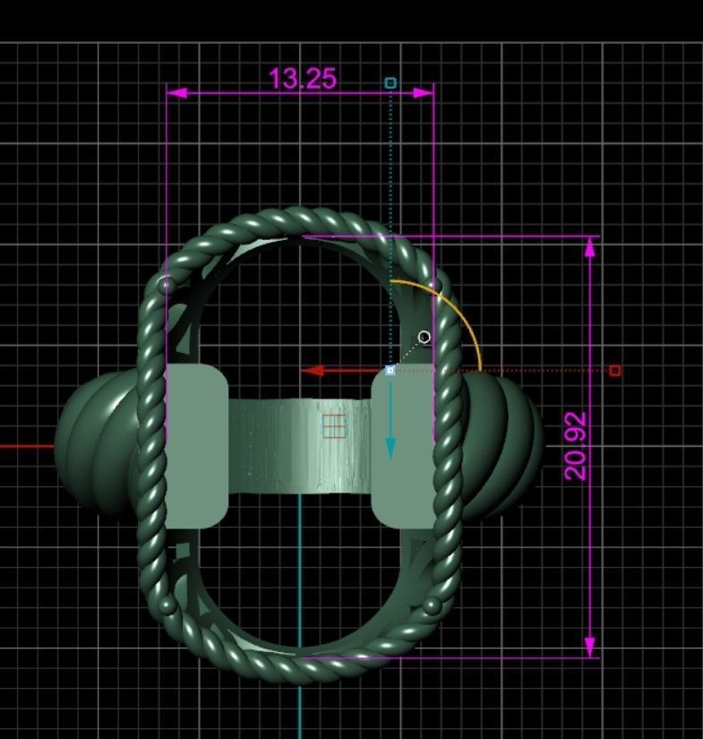 Woven Ring 3D print model_8