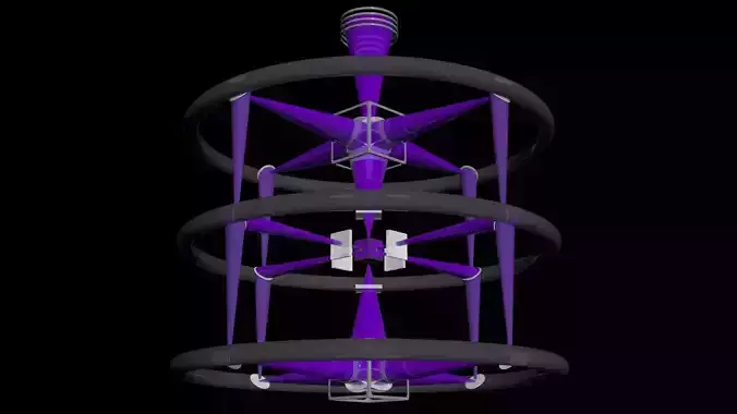 6D Dutch Semi-Conductor Wafer Method - Concept 3D model 6D Dutch Semi-Conductor Wafer Method - Concept 3D model