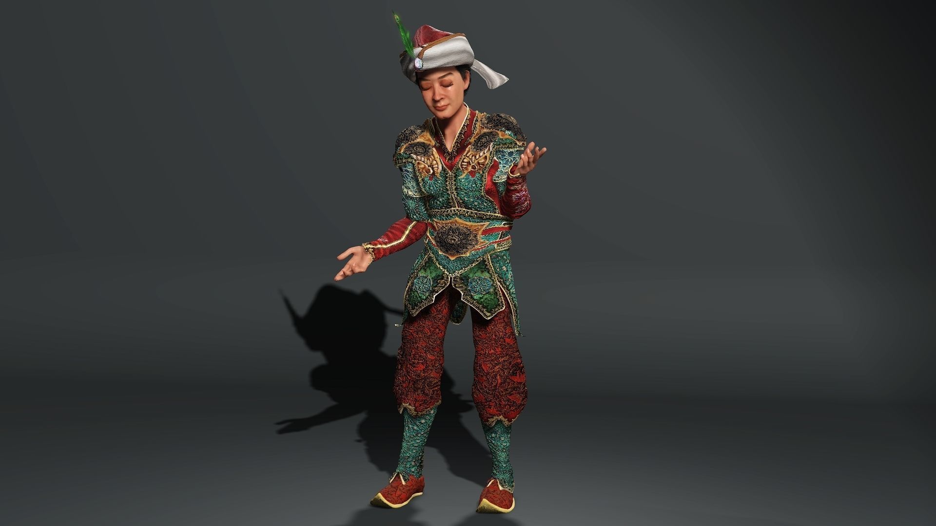 Prince High quality character full Rigged and Animated  3D model_9