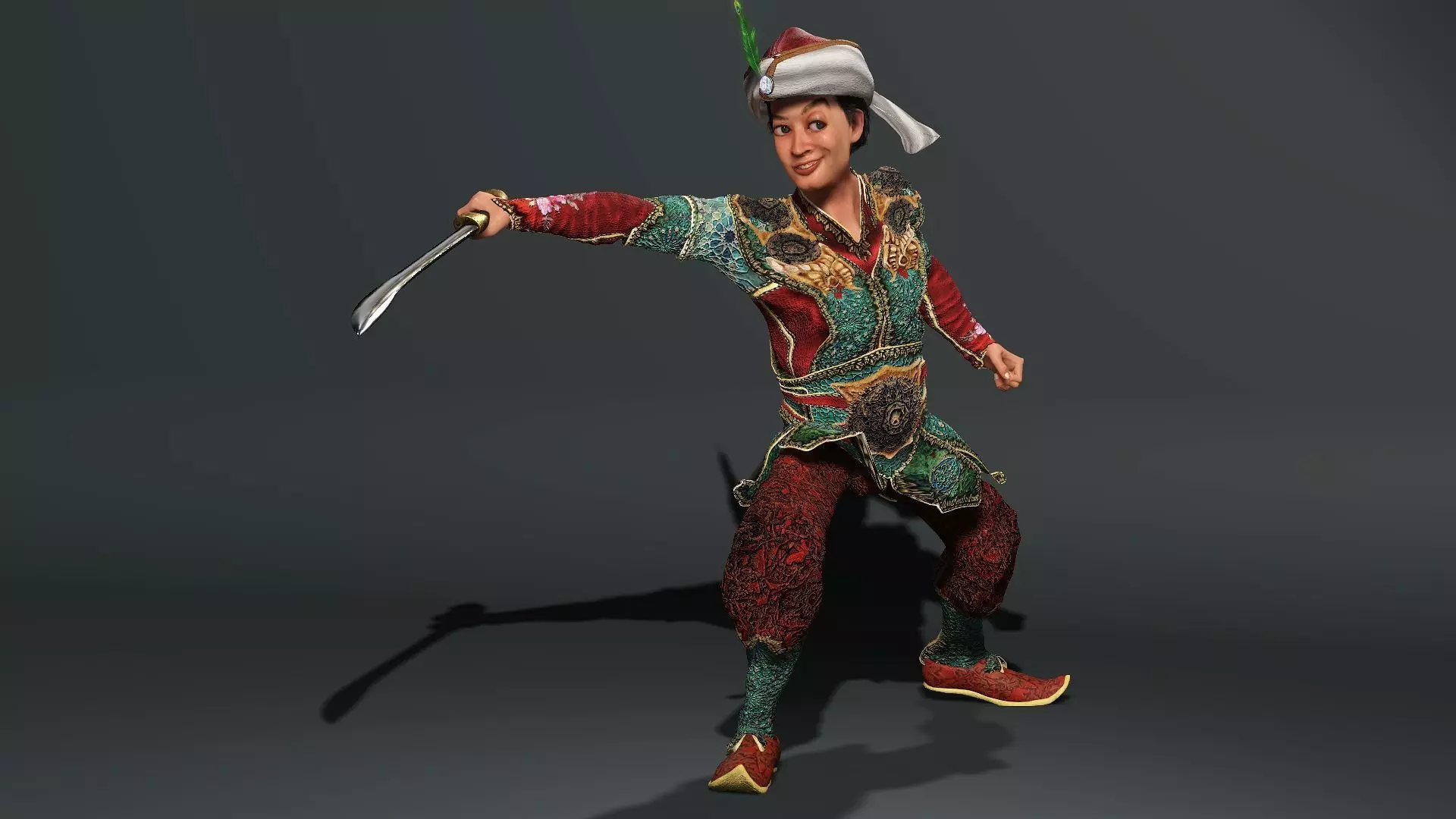 Prince High quality character full Rigged and Animated  3D model_0