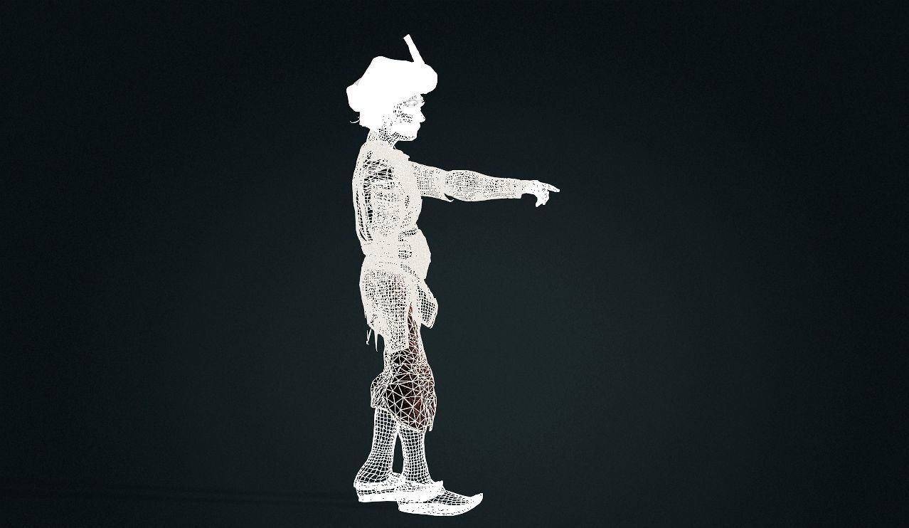 Prince High quality character full Rigged and Animated  3D model_11