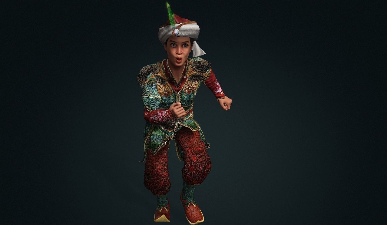 Prince High quality character full Rigged and Animated  3D model_10