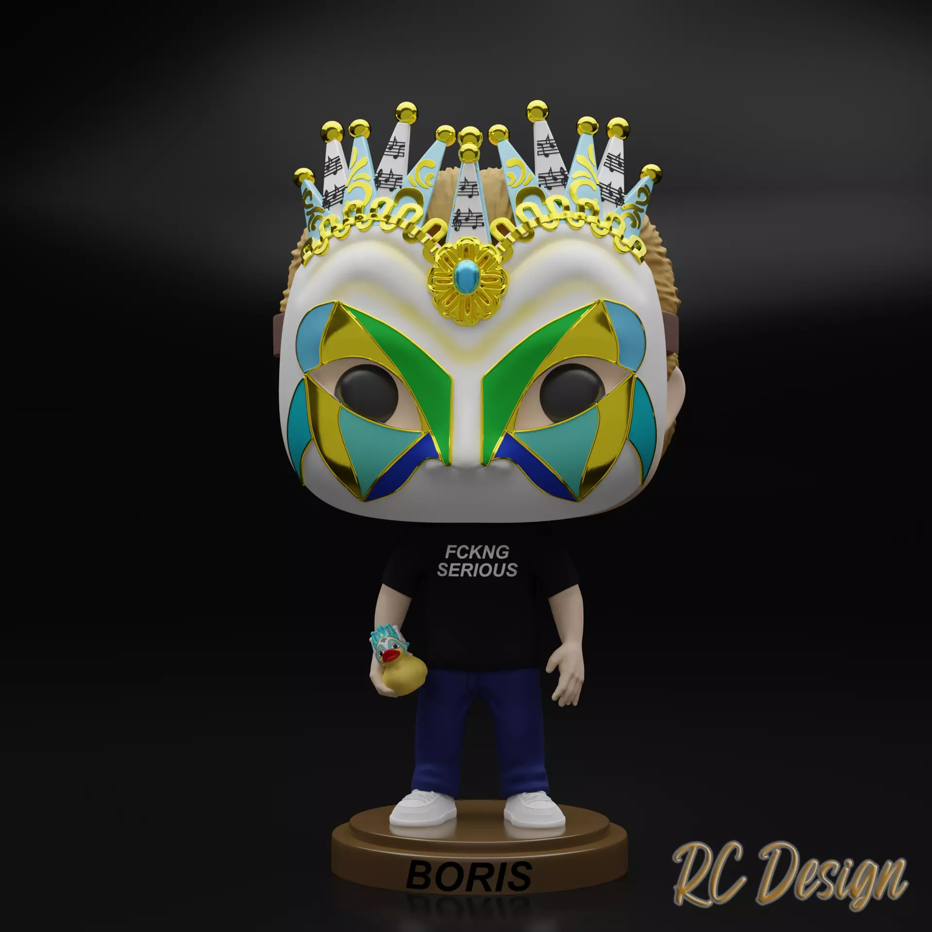 Funko Pop Boris Brejcha 3D print model_0