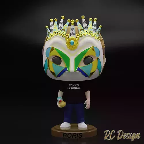 Funko Pop Boris Brejcha 3D print model