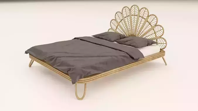Rattan Bed Base