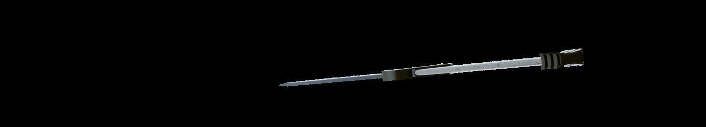 Half Leaf Sword Free 3D model_3