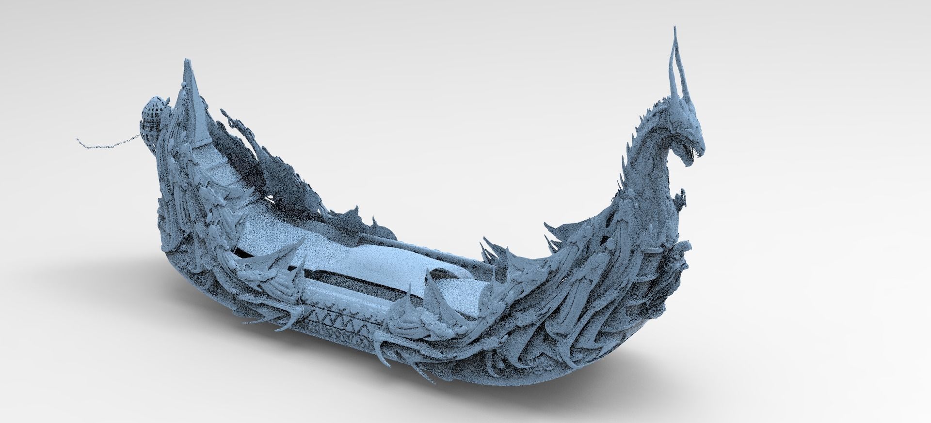 Kharon the Ferryman boat 1 3D model_1