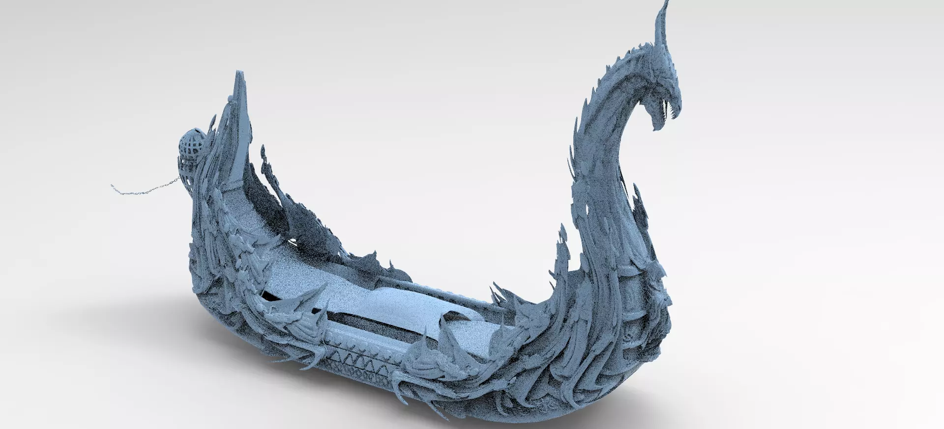 Kharon the Ferryman boat 2 3D model_0