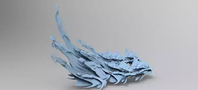  Scull wave sculpture 1