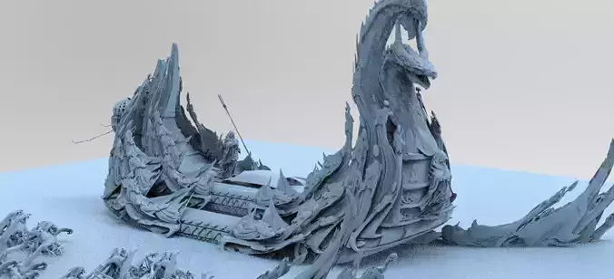 Kharon the Ferryman boat Kitbash 1 