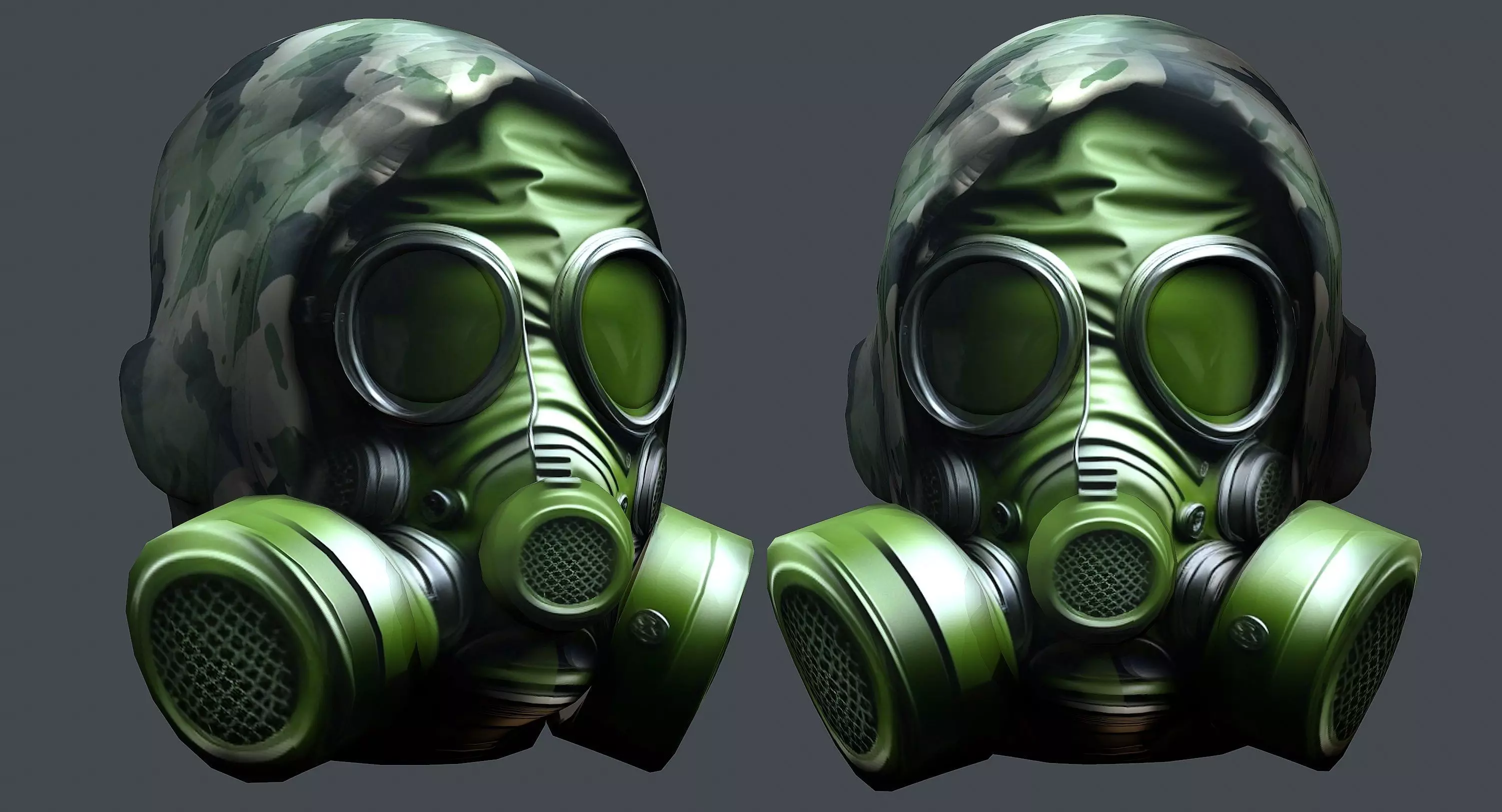 Helmet 3d model military combat Military Low-poly Low-poly 3D model_0