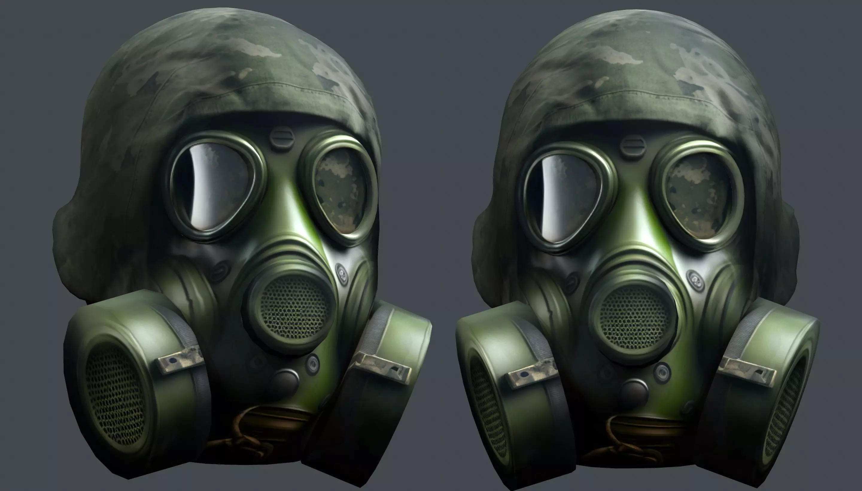 Helmet 3d model military combat Military Low-poly Low-poly 3D model_0