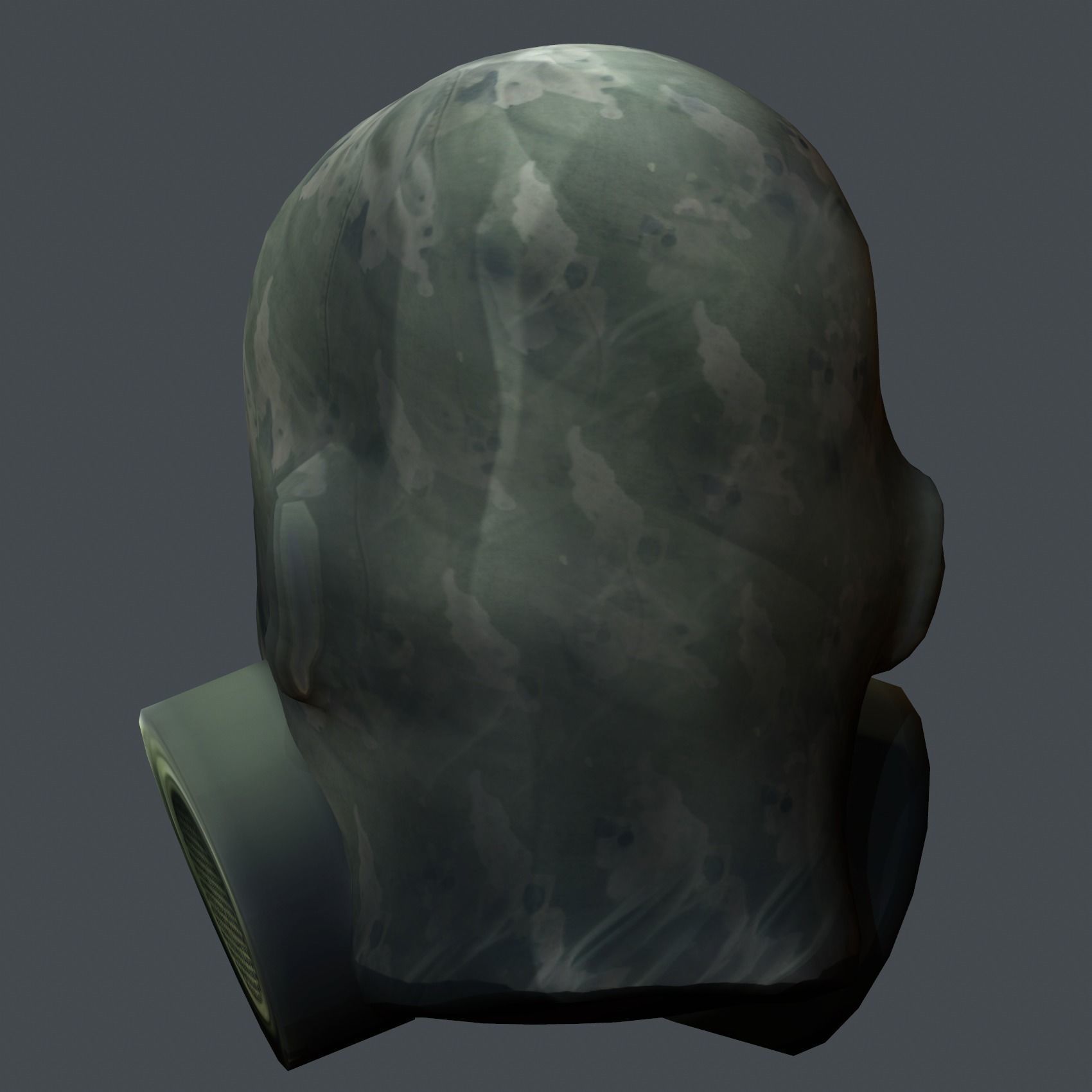 Helmet 3d model military combat Military Low-poly Low-poly 3D model_9